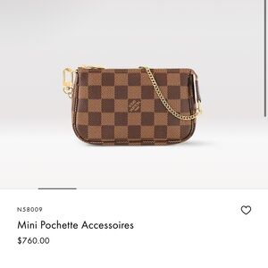 Louis Vuitton Mini Pochette - new